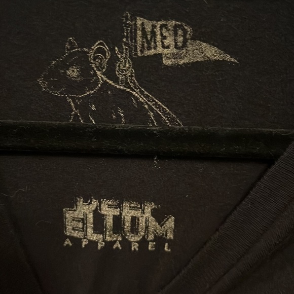 Deep Ellum Size Medium Cat Sushi Tee Shirt HTF - Picture 3 of 3